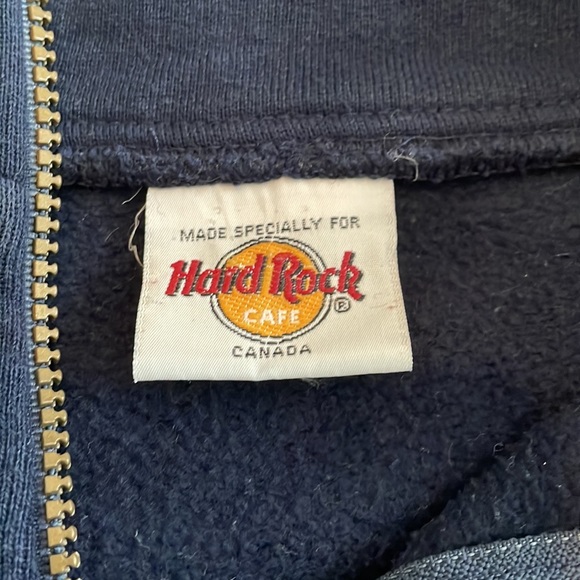 Hard Rock Cafe Vintage Cropped Sweatshirt - Picture 3 of 5
